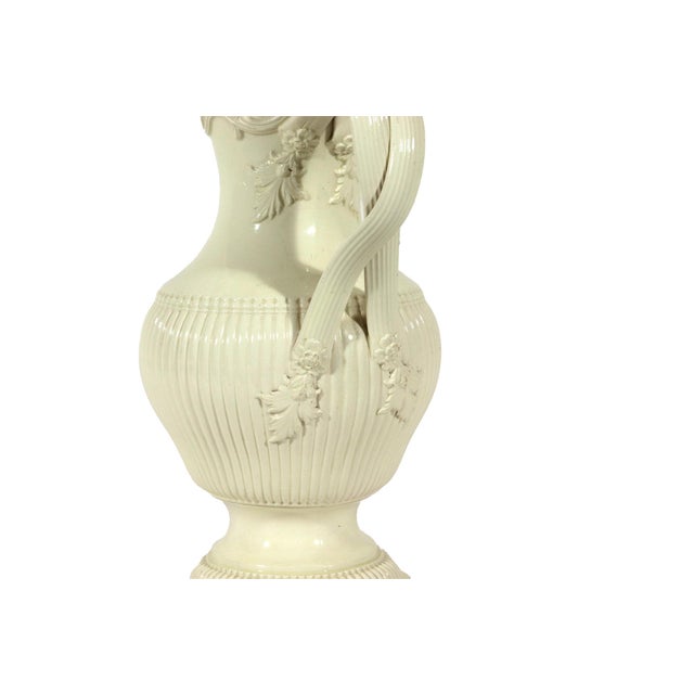 Ceramic Creamware Large Jug and Basin, Probably Leeds For Sale - Image 7 of 14
