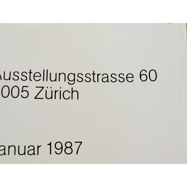 Modern 1986 Original Swiss Architecture Poster - Das Andere Neue Wohnen (The Other New Living) For Sale - Image 3 of 5