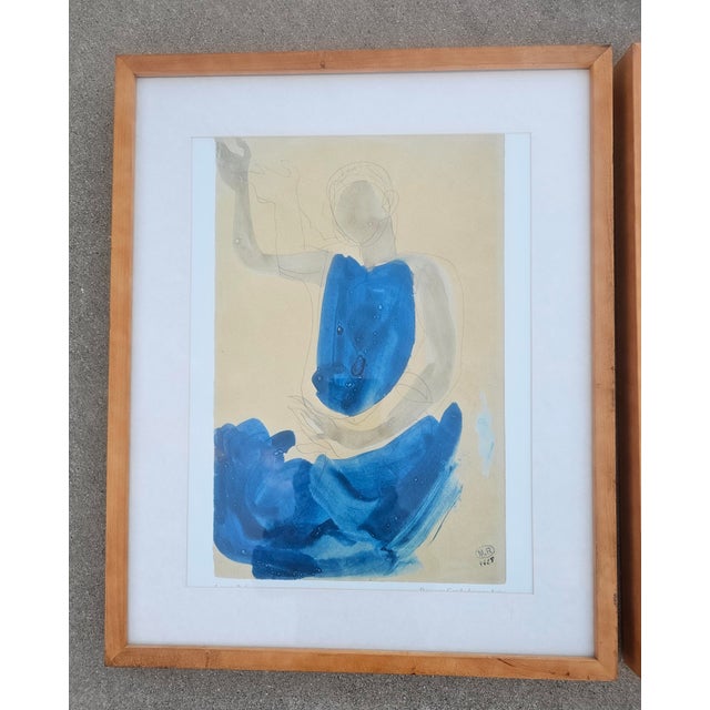 1990s After Auguste Rodin “Danseuse Cambodgienne” Offset Lithographs, Pair, C. 1990s For Sale - Image 5 of 12