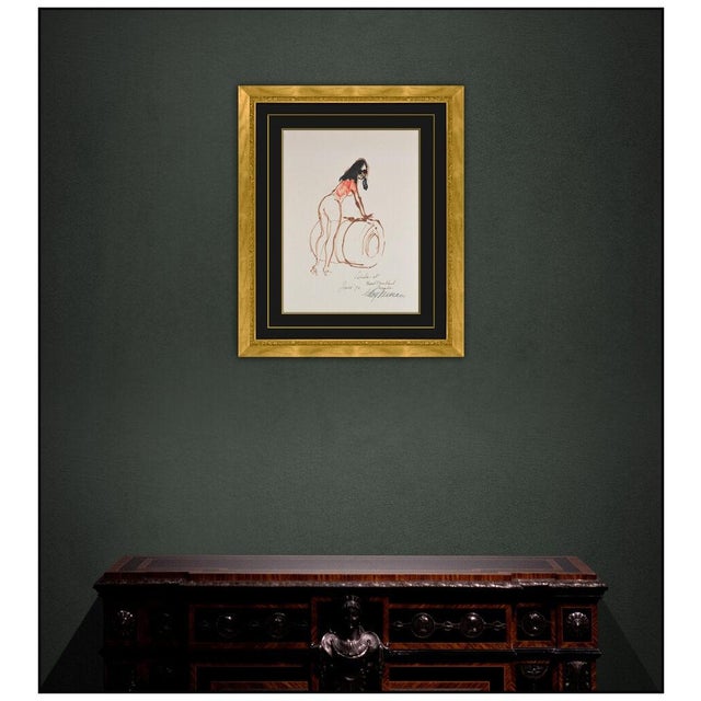 Message us to inquire about custom framing options! (Included for free with every purchase) The artwork here, "Look Here...