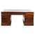 Mahogany Partners Desk, 1980s For Sale - Image 14 of 14