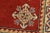 Kazak Rug 5’4” X 6’9” Red Wool Tribal Hand-Knotted Oriental Carpet For Sale - Image 4 of 14