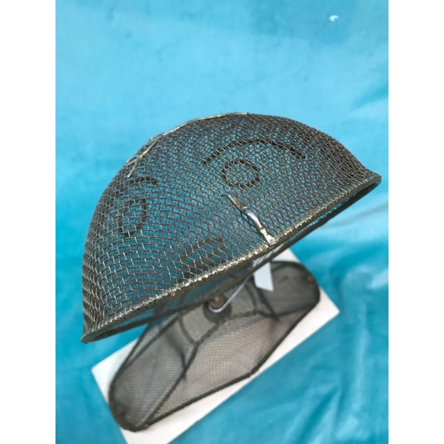 1950s 1950s Fredric Weinberg Wire Mesh Bust Head Display Mannequin For Sale - Image 5 of 11