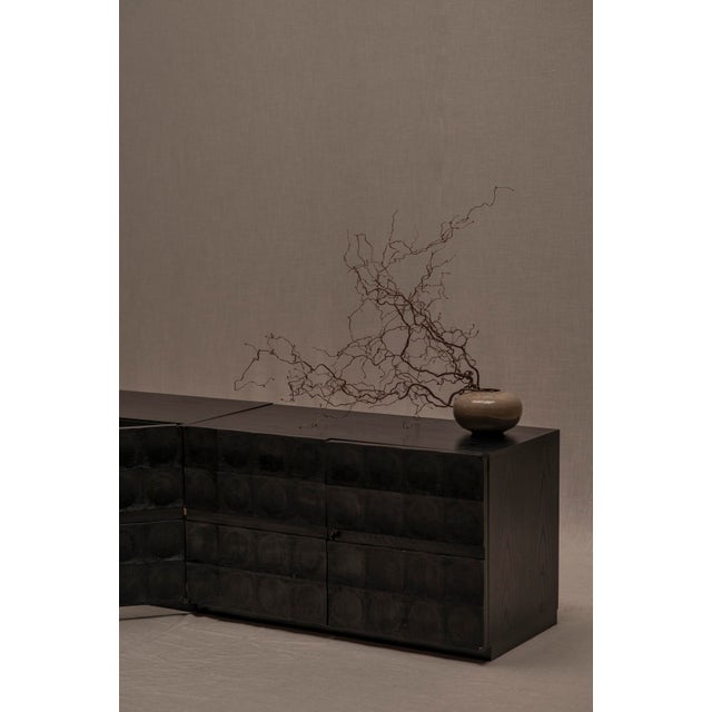 Vintage Brutalist Sideboards by J. Batenburg, 1970s, Set of 2 For Sale - Image 9 of 18