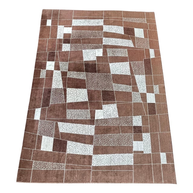 Vintage Abstract Rug, 1960s For Sale