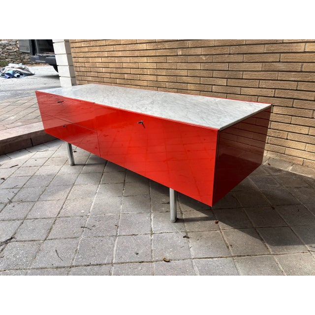 Modern 1990s Piero Lissoni for Cassina "Flat Series" Cabinet/ Credenza, Attributed For Sale - Image 3 of 12
