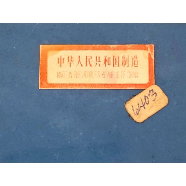 Vintage Chinese Cloisonné Trinket Jewelry Box For Sale - Image 10 of 11