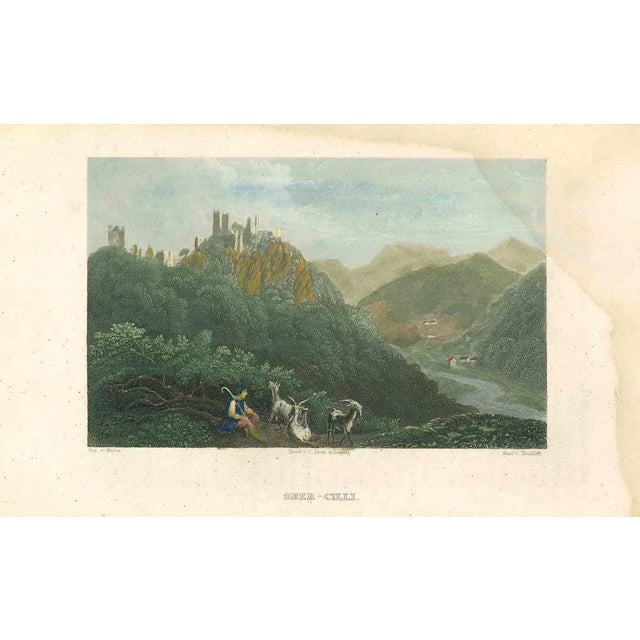 Ober - Cilli is an original modern artwork realized in the first half of the 19th Century. Original Colored Lithograph on...