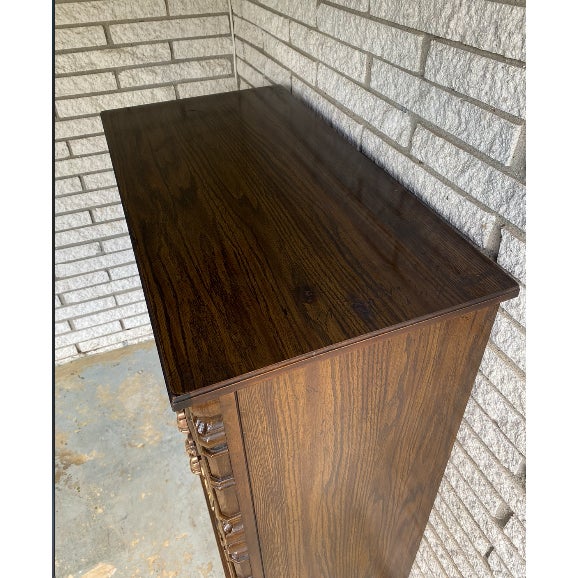 Plastic 1970s Vintage Spanish Revival Chest of Drawers For Sale - Image 7 of 13