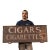 Antique Rustic "Cigars--Cigarettes" Painted Wooden Trade Sign For Sale