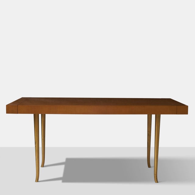 T.H. Robsjohn Gibbings 1950s T H Robsjohn-Gibbings Dining Table For Sale - Image 4 of 7