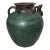 Antique Handmade Chinese Ming Dynasty Pottery Terracotta Green Glaze Wine Jug For Sale