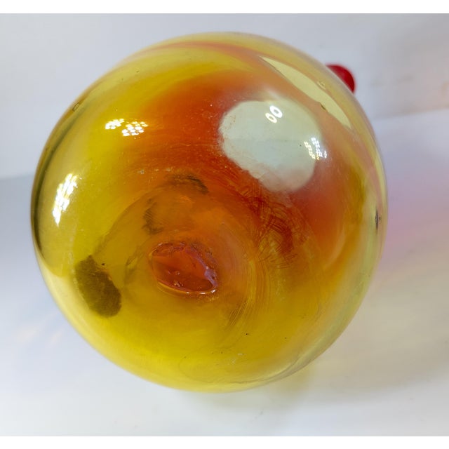 Mid-Century Amberina Art Glass Water Pitcher by Blenko For Sale - Image 10 of 10