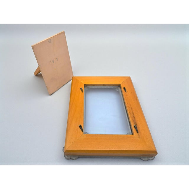 Murano Glass Tabletop Photo Frame from Manifattura Di Murano, 1970s For Sale - Image 4 of 11