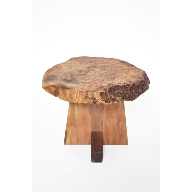 Unique walnut signed table by jörg pietschmann t2561 materials: golden matrone, europe walnut, polished oil finish...