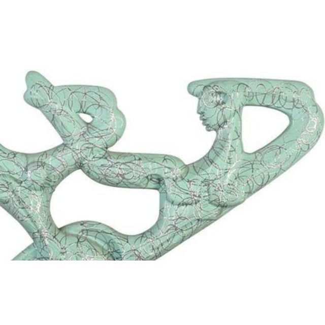 Arts & Crafts Mid 20th Century Frederick Weinberg Illuminating Wall Sculpture For Sale - Image 3 of 3