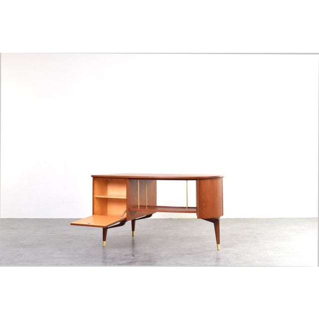 Mid-Century Modern Organic Teak Desk from Sola Møbler, 1960s For Sale - Image 10 of 17