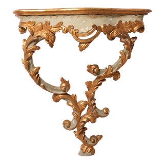 Venetian Baroque Style Wall Console Table, Late 19th - Early 20th Century For Sale