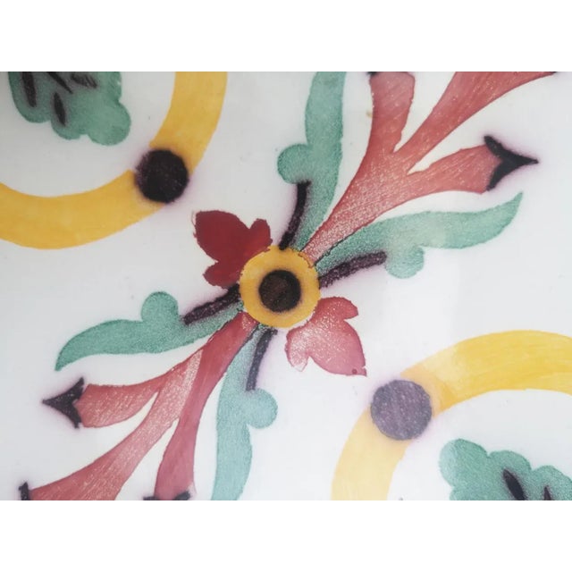 1920s Antique French Ceramic Tile by Devres, 1920s For Sale - Image 5 of 12