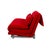Three-Seater Red Fabric Silver Frame with Manual Sleeper Function Multy Sofa Bed from Ligne Roset For Sale - Image 12 of 13