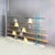 Italian modern Glass, wood and metal Bookcase Gritti by Andrea Branzi for Memphis, 2000s Floor bookcase mod. Gritti with a...