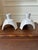 Ceramic Vintage Handcrafted Signed Atomic Glazed Terracotta Candleholders - A Pair For Sale - Image 7 of 18