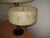Mid Century Brass Metal Two Original Shade Table Lamp For Sale - Image 11 of 12