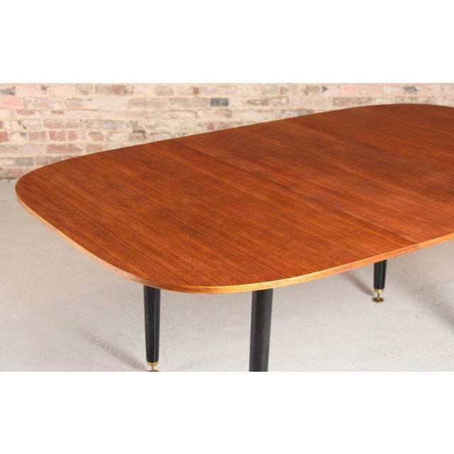 Black Mid-Century Tola and Black Librenza Extending Dining Table from G-Plan, 1960s For Sale - Image 8 of 12