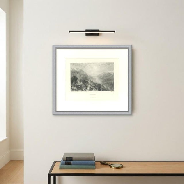 Paper T.A. Prior, Heidelberg After j.m.w. Turner, 1880, Paper Engraving For Sale - Image 7 of 9