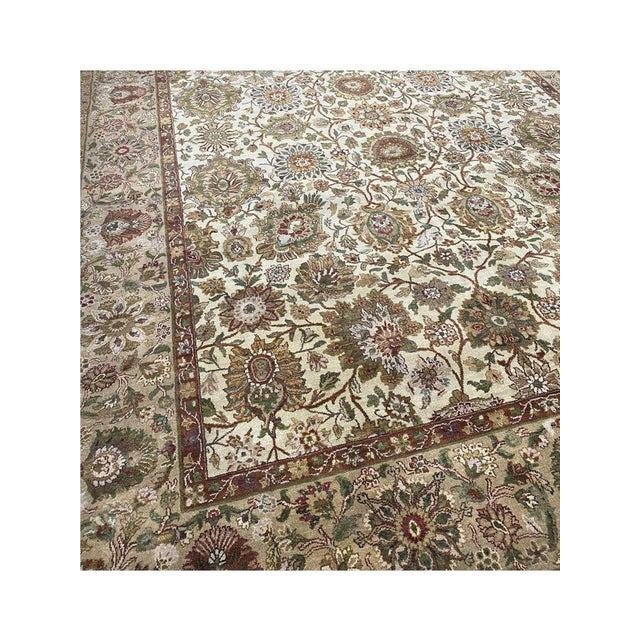 10x14 Handwoven Indian Agra Area Rug - 105381 For Sale - Image 10 of 16
