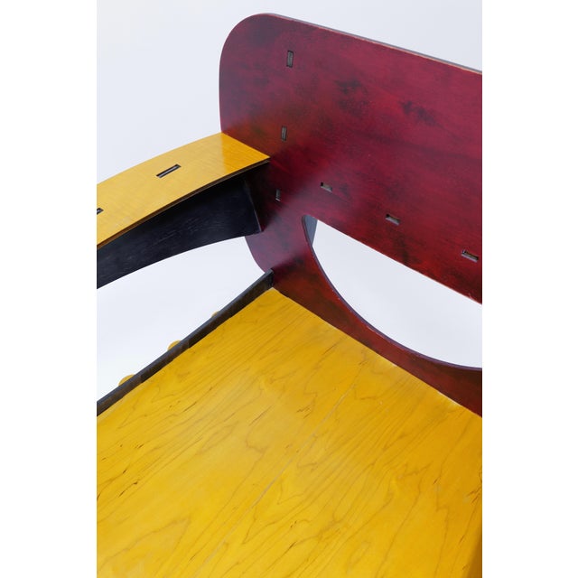 Late 20th Century Late 20th Century Puzzle Chair by David Kawecki For Sale - Image 5 of 13
