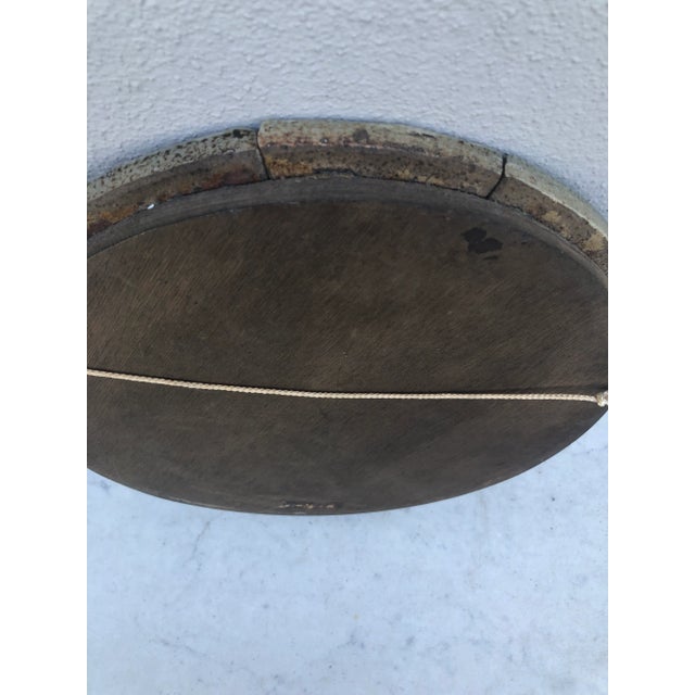 1960s Circa 1960 French Ceramic Tiles Floral Mirror For Sale - Image 5 of 7