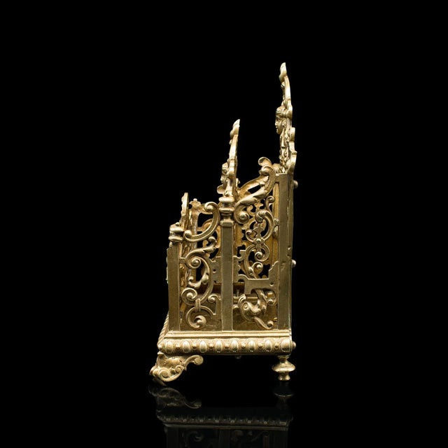 Victorian 1900s Antique Victorian Italian Ornate Letter Rack For Sale - Image 3 of 12