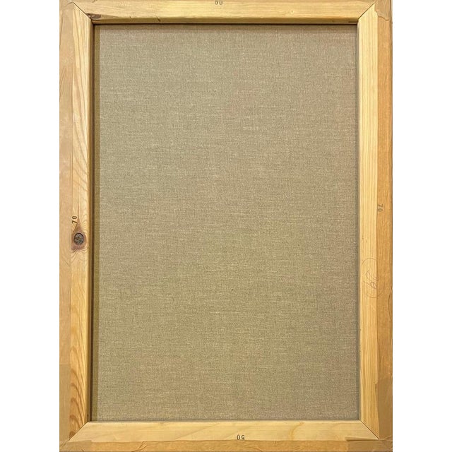 Gold Vivaldo Martini, The Top, Oil on Canvas For Sale - Image 8 of 10