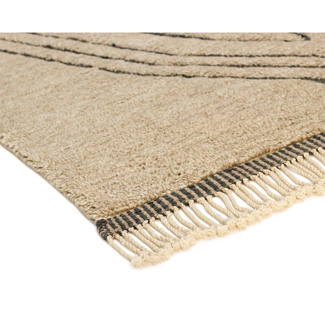 Large Hand-Knotted Wool Premium Rug by Azele Studio For Sale - Image 9 of 13
