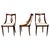 Italian Biedermeier Style Walnut Gondola Dining Chairs, 1950s, Set of 6 For Sale - Image 12 of 12