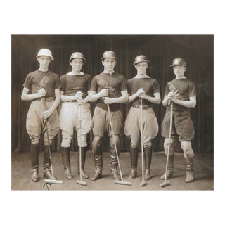 1936 Mens Polo Team Photograph For Sale
