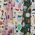 Hable Materialworks by Hable Papercuts Abstract Fabric in Blossom For Sale - Image 4 of 5