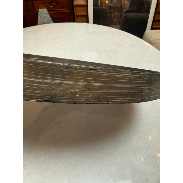 Black Ethnicraft Tree Wooden Tray For Sale - Image 8 of 12