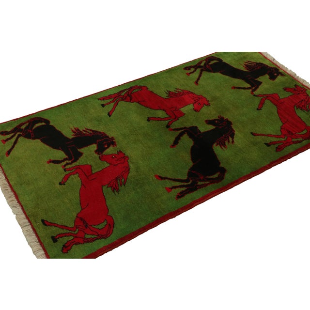 This vintage 3x5 Afghan rug is the latest entry to Rug & Kilim’s curation of iconic tribal pieces. Hand-knotted in wool...