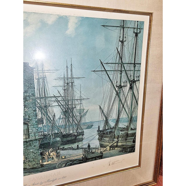 John Stobart 1990s John Stobart Signed Numbered Limited Edition Print, "Savannah", Framed For Sale - Image 4 of 6