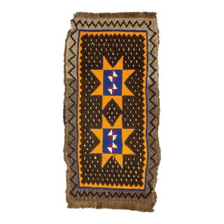Vintage Mini Turkish Rug For Sale