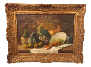 Belgian 1871-1964 Flachet Still Life Painting