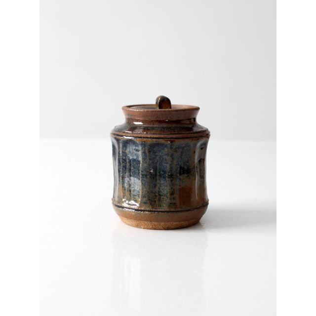 Vintage Studio Pottery Jar For Sale - Image 12 of 12