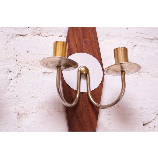 Mid Century Modern Diamond Candle Wall Sconces Candleholders