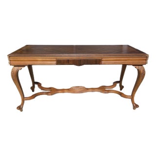 Early 1900's Expandable Mahogany Sofa Table For Sale
