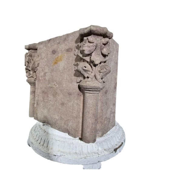 Antique Gothic Capital, 1750 For Sale - Image 6 of 12