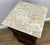 Bedside Tables in Carved Oak with Marble Top, Set of 2 For Sale - Image 12 of 14