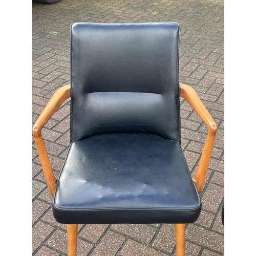 Mid-Century Library Armchairs, Set of 2 For Sale - Image 3 of 9