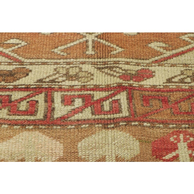 Mid 20th Century Vintage Turkish Oushak Rug - 04'04 X 07'07 For Sale - Image 5 of 11